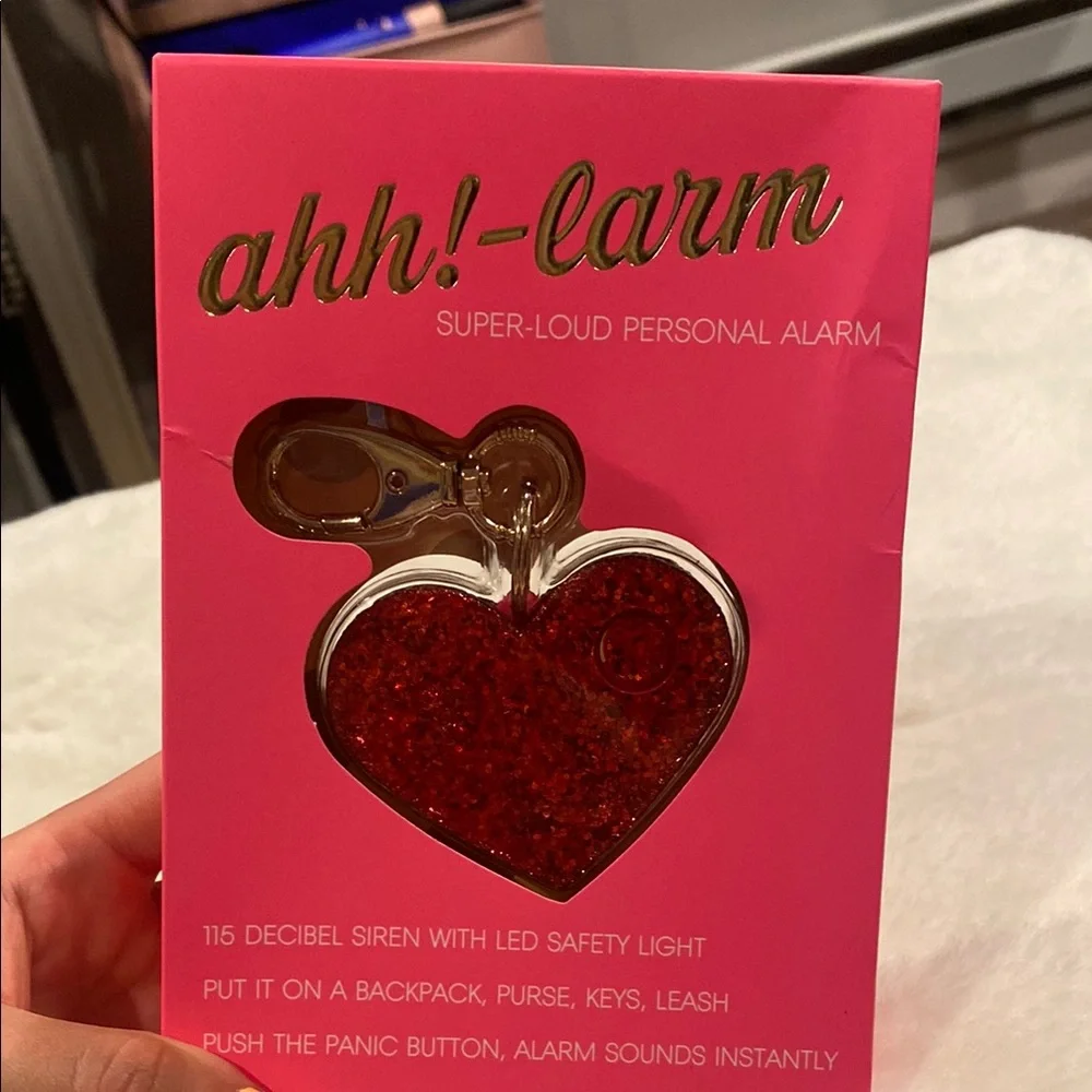 Red Heart Personal Alarm brand new in box safety
